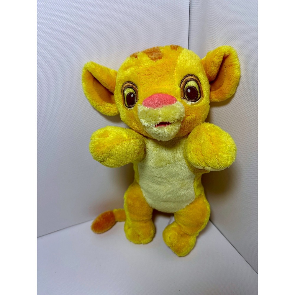Disney Plush Simba Lion King Disney Babies Soft Stuffed Toy Yellow Kids Small